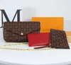 Mode Frauen Designer Ketten Umhängetaschen Einzelhandel Metall Felicie Pochette Einkaufstasche Damen Casual Outdoor Luxus Handtaschen Brieftasche M44813/44840