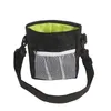 La pochette de dressage de friandises pour chien transporte facilement des jouets pour animaux de compagnie, des croquettes, un sac de dressage portable pour chien et chat, un distributeur de sacs à excréments intégré, 3 façons de le porter