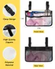 Storage Bags Marble Gradient Pink Wheelchair Bag With Pockets Armrest Side Electric Scooter Walking Frame Pouch