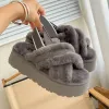 Designer Tasman Snow Boots Warm Platform Australia Sheepskin Boot Australie Tazz Slipper Cowhide House Shoe Winter Lazy Fur Ultra Mini Boasties Fashion Shoes