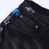 Denim Amiryes Jeans Pantalons de créateur Homme Jean 2023 Nouveaux Hommes Quatre Saisons Peinture Noire Mode UXWA