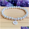 Beaded Mg1266 New Design Pisces Zodiac Charm Bracelet Womens Spiritual Nce Yoga Mala Energy Protection Drop Delivery Jewelry Dhgarden Dhokj