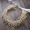 Klipy do włosów Wedding Headband Bridal Wreath Cluster Twig Liście winorośl WISTBONS Kobiety Dziewczyny Prosty fantasy dziewczyna wróżka