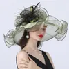 Wide Brim Hats Women's Street Pography Flower Sun Visor Hat Fashion Personality Good Wear Big Travel Outing Men's Hunting