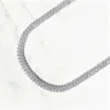 8mm Diamond Prong Cuban Chain in White Gold Iced Out Bused Down Hip Hop Jewelry for Rappers 925 Solid Silver