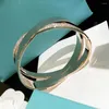 Bangle High Quality 925 Sterling Silver Cross Bracelets Rose Gold Color Zricon Bracelet For Women Fashion Jewelry LB048