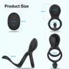 Vibrators Wireless Penis Vibrating Ring Cockring Vibrator Sex Toys For Men Couple Cock Rings Retardant Ejaculation Delay Remote Control 230911