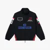 メンズファーフェイクファーブラジル人ドライバーAyrton Senna Sinna Silva Vintage Jacket Racing Cycling Jersey Mensレディース特大のフォーミュラワンフォーエバーセナ