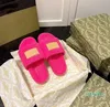 Chinelos mulheres inverno sandálias de pelúcia quente chinelo feminino slide luxo fuzzy slides sola de borracha sandalol com caixa original