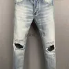 Dżinsy męskie dżinsy pantalones para hombre vaqueros luksusowa marka projektant D2 mężczyzn dżinsowe dsquare haftowe spodnie mody dziury spodnie mens odzież rozmiar 2838 x