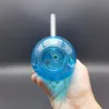 1x vidro bong grande lâmpada cachimbo de água tubo de água fumar bong bubbler tubo de água