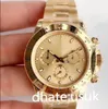 Top Quality Luxury Mens Watch 40mm 116503 116509 116519 116523 Sapphire 18K Yellow Gold No Chronograph Mechanical Automatic Men's Watches Original Box