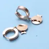 Dangle Earrings Cute Fish Women 316L Stainless Steel Rose Gold Color Animal Design Earring Wedding Gift Female Statement Jewelry