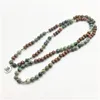 비즈 SN1371 패션 팔찌 여성 고품질 NCE 치유 요가 108 Mala Bracelets Natural African Tuquoise Wood Bead Dhgarden Dht7k