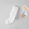 Chaussettes pour femmes, collants pour bébés filles, tricot torsadé avec nœud, collants en coton pour petites filles de 0 à 4 ans