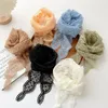 Scarves 1950s Retro Hair Tie Lace Scarf Mass Veil Mantilla Drop