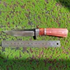 Полный Тан с деревянной ручкой 7Cr13 Стальное лезвие Прямой нож для обвалки и резки мяса Кухонный нож Открытый охотничий походный нож