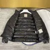 P lettre hommes femmes doudoune légère bouffée manteau hiver luxe extérieur manteaux vêtements d'extérieur à capuche col en laine manteau en coton pour les femmes coréennes parka style de base