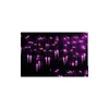 LED -strängar 4mx0,7m 100 Icicle Curtain Lights Christmas String Fairy for Home Party Decoration Drop Delivery Lighting Holiday DHGLT