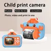 Toy Cameras Kids Camera WIFI Instant Print Thermal Printer Wireless Phone 1080P HD Children Digital 230911