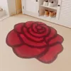 Tappeti Produttori cinesi all'ingrosso Peluche Rose Flower Bud Carpet70x70
