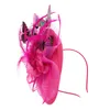 Bandanas Butterfly Hat Hair Accessories Colorful Clips Tea Party Women Mini Claw For Fascinators Hats