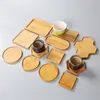 Set di accessori per il bagno Fai da te Fondo della tazza Embrione Tappetino in legno Tovaglietta per bambini Artigianato Decorazione Arte Vassoio in materiale di legno