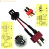 JST SM 2Pin Connector Female to Male Deans T Plug Adapter Cable 20AWG 100mm For RC Lipo Battery