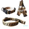 Luxury Dog Collars Leashes Set Designer Dog Leash Seat Belts Pet Collar and Pets Chain for Small Medium Large Dogs Cat Chihuahua P173g