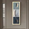ウォールランプモダンな垂直ストリップ明るいインテリア絵画は、リビングルームの通路レストランベッドサイドの装飾にぶら下がっています
