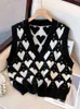 Spring And Autumn Style Vest Comfortable Casual Top Knitted Womens Wool