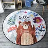 Filtar Svaddling 1-27 Fox/Bear/Unicorn Animals Mönster Baby Play Mats Child Crawling Filt Toys Storage Bag Kid Room Decoration 230911