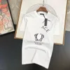 Mens Carta Imprimir Camisetas Preto Moda Homens Designer Verão de Alta Qualidade Top Manga Curta Tamanho s-5xl