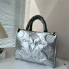 Sacos de designer de inverno das mulheres pena para baixo totes grandes bolsas macias homens boston saco de compras crossbody com clássico bordado carta