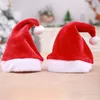 Décorations de fête de Noël Chapeaux courts en peluche de Noël Chapeaux de Noël pour adultes et enfants Casquette de Noël par Ocean-shipping P77