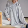 Damesbreisel Een soort elegant zomershirt Linnen Zen-mode Kleding met lange mouwen Zonnebrandcrème Tops