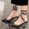 Rene Caovilla Lampadario Scarpe alla caviglia in pizzo décolleté slingback a punta sandali a spillo donna Designer di lusso Sera sh