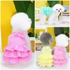 Dog Apparel Summer Pet Clothes Spring Dress For Small Medium Puppy Costume Teddy Bichon Chihuahua Cat Camisole Skirt Ropa Perro Coat