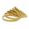 Bangle 24k Fashion Dubai Gold Jewelry Ethiopia/India och Arab Wedding Party Gift Armband