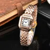 Kvinnor tittar på Stone Case Rose Gold Quartz Movement Jewelry Clasp Fashion Design Watch Splash Waterproof Wristwatch Montre de Luxe1670