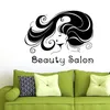 Wall Stickers Hair Salon Sticker Beauty Decal Haircut Name Posters Time Hour Art Decals Decor Decoration Mural