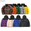 Homens Down Parkas jaquetas pretas com capuz zíper carta Jacquard treino conjunto casacos de luxo mulheres jaqueta puffer colete inverno masculino blusão melhor q HKD230911