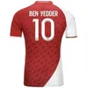 2023 2024 AS Monaco BEN YEDDER Футболка из джерси MINAMINO BOADU GOLOVIN 23 24 VOLLAND EMBOLO Флокированная футболка JORGE для мальчиков DISASI FOFANA Футболка DIATTA