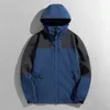 Herrjackor Autumn Men Hooded Jacket Ytterkläder Spring Outdoor Travel Waterproof Coat Spliced ​​Beteckna Cut Wind 230911