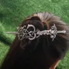 Fermagli per capelli Clip di drago vintage Testa di scheletro Forcina Decorazione da donna Regalo