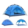 Virson 3-4 사람 이중 계층 UV 방수 방수 경량 접이식 자동 팝업 야외 캠핑 텐트 2466