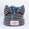 Bérets 2023 hiver Skullies mode mignon femmes chapeau crochet tricoté costume bonnet chapeaux cadeau de noël casquette hip-hop