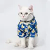 Kattdräkter cosplaykläder för hunddräkt pyjamas söta varor roliga kattungar sfinx fancy produkter 2023 Roupa Glasses Disfraz Gato