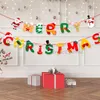 Christmas decorations Christmas Colored paper drawing window decorations Christmas bunting Pendant by Ocean-shipping P75