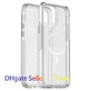 Прозрачный прозрачный симметричный чехол для телефона Magsafe для Iphone 15 14 13 12 11